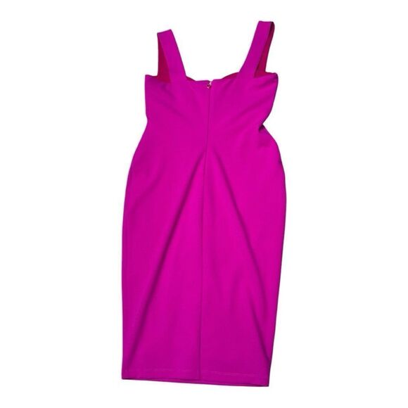 NOOKIE X REVOLVE fuschia pink One length sleeveless square neckline dress sz xl - Picture 3 of 7